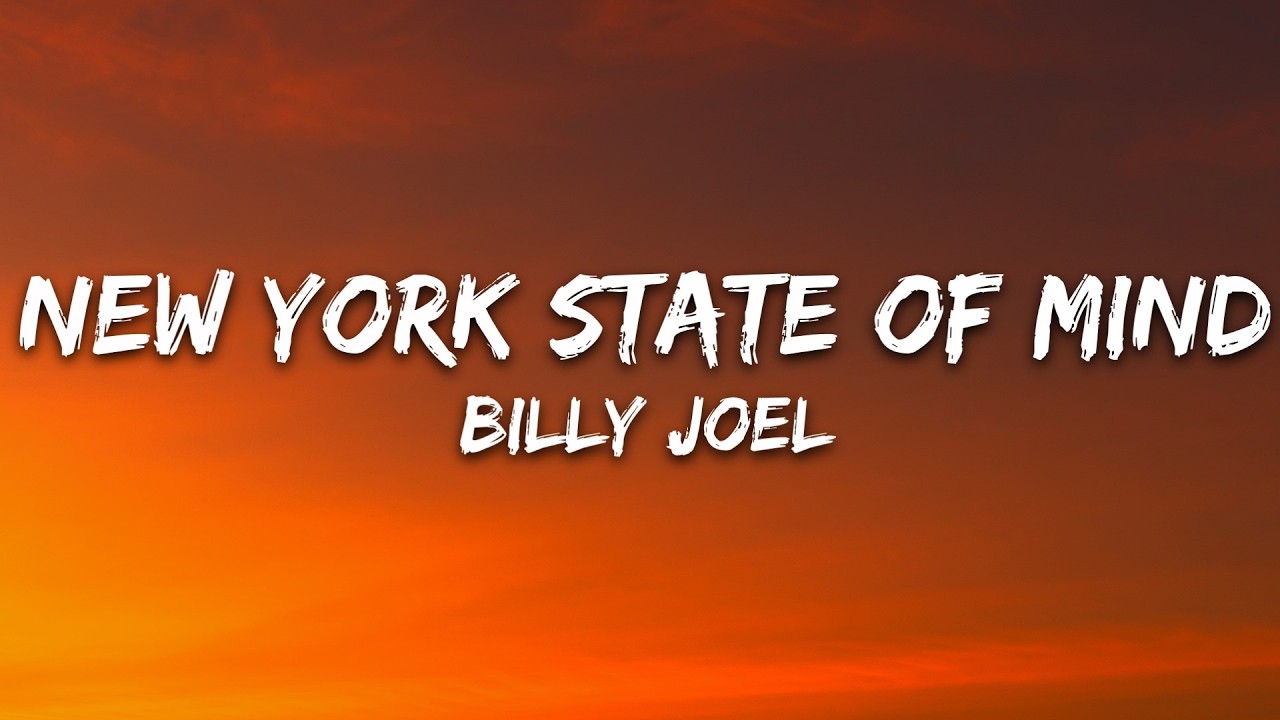 Billy Joel - New York State of Mind (Lyrics) cover art