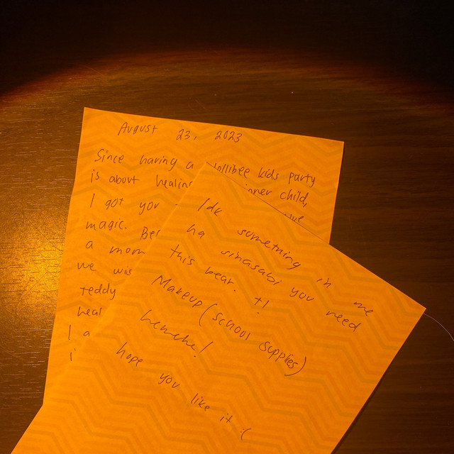 julia’s letter cover art