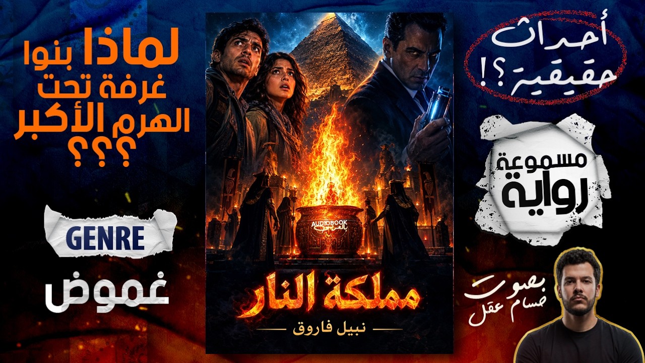 فهموا حقيقة الهرم الأكبر! | مملكة النار (كاملة) - نبيل فاروق cover art