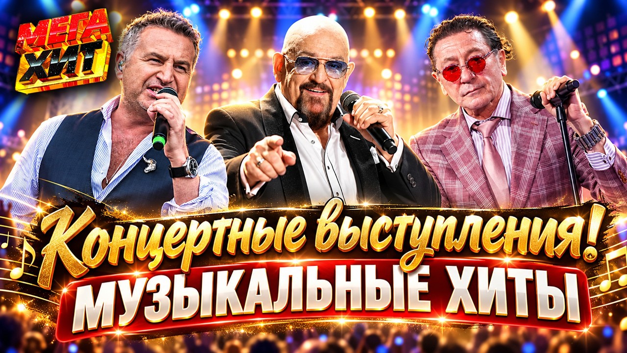 Концертные выступления! МУЗЫКАЛЬНЫЕ ХИТЫ!!! @MEGA_HIT cover art