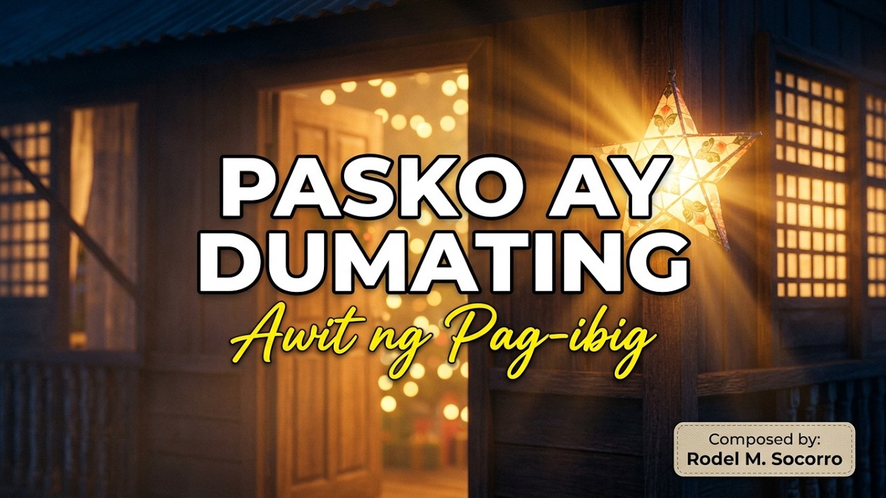 PASKO AY DUMATING | Tagalog Christmas song cover art