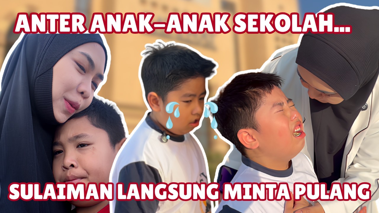 NGGAK MAU DITINGGAL UMMA! HARI PERTAMA SULAIMAN MASUK SEKOLAH πβ¨ cover art
