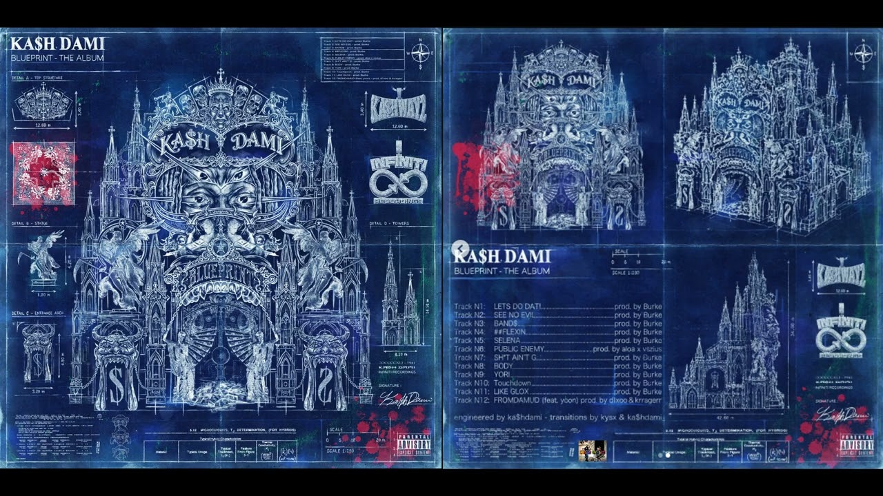 KA$HDAMI - BLUEPRINT (FULL ALBUM) cover art