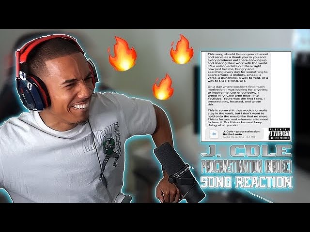 J. Cole - procrastination (broke) (REACTION!!) cover art