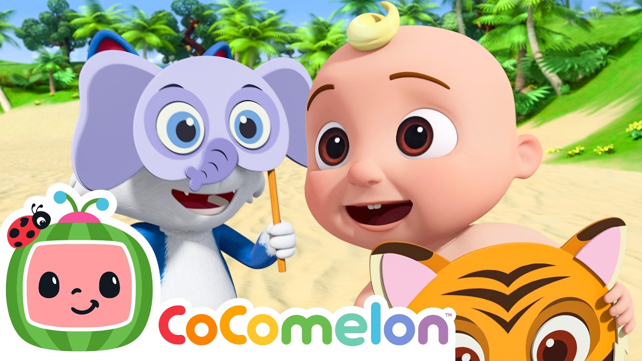 JJ and Wally Play Animal Peekaboo! 🦁 | JJ's Animal Time | Sing Along | Learn about Animals cover art