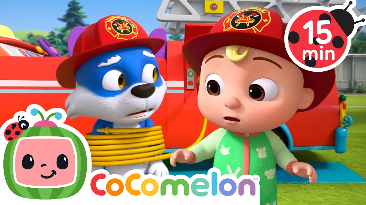 Fire Truck Friends! | JJ's Animal Time | Sing Along | Learn about Animals cover art