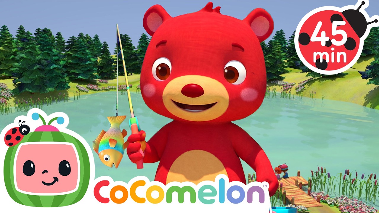 12345 Once I Caught A Fish Alive! | CoComelon | Sing Along | Learn about Animals cover art