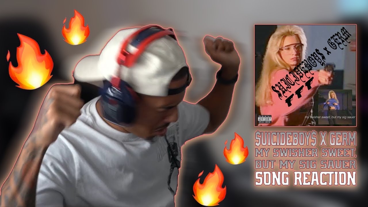 $UICIDEBOY$ x GERM - MY SWISHER SWEET, BUT MY SIG SAUER | 1st REACTION cover art