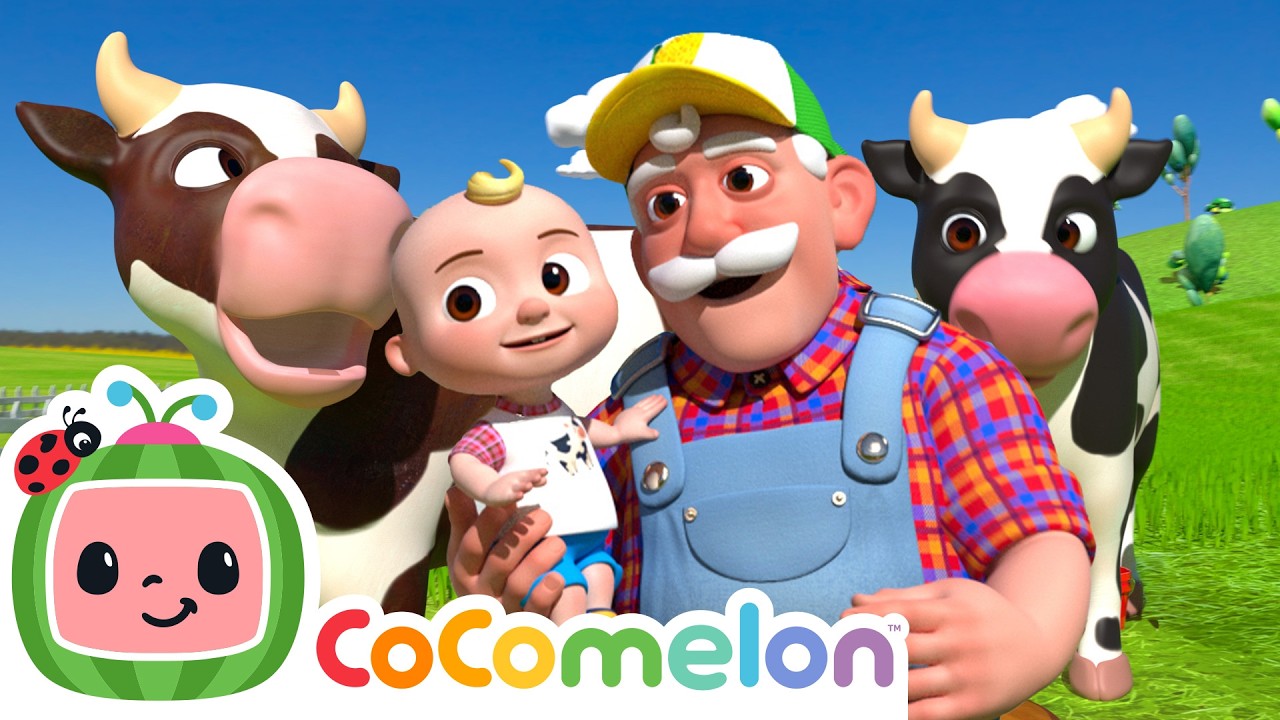 Farm Fun with JJ and Grandpa! | CoComelon | Sing Along | Learn about Animals cover art