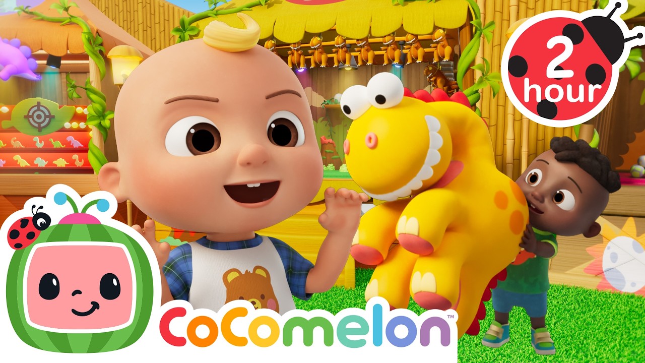 Dino Game Day with JJ and Cody! | CoComelon | Sing Along | Learn about Animals cover art