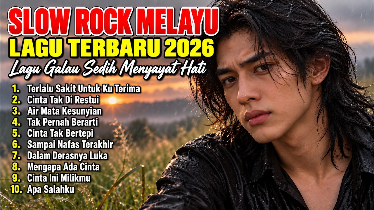LAGU SLOW ROCK MELAYU TERBARU 2026 / Paling Sedih Menyayat Hati / Cinta Tak Di Restui / Pop Minang cover art