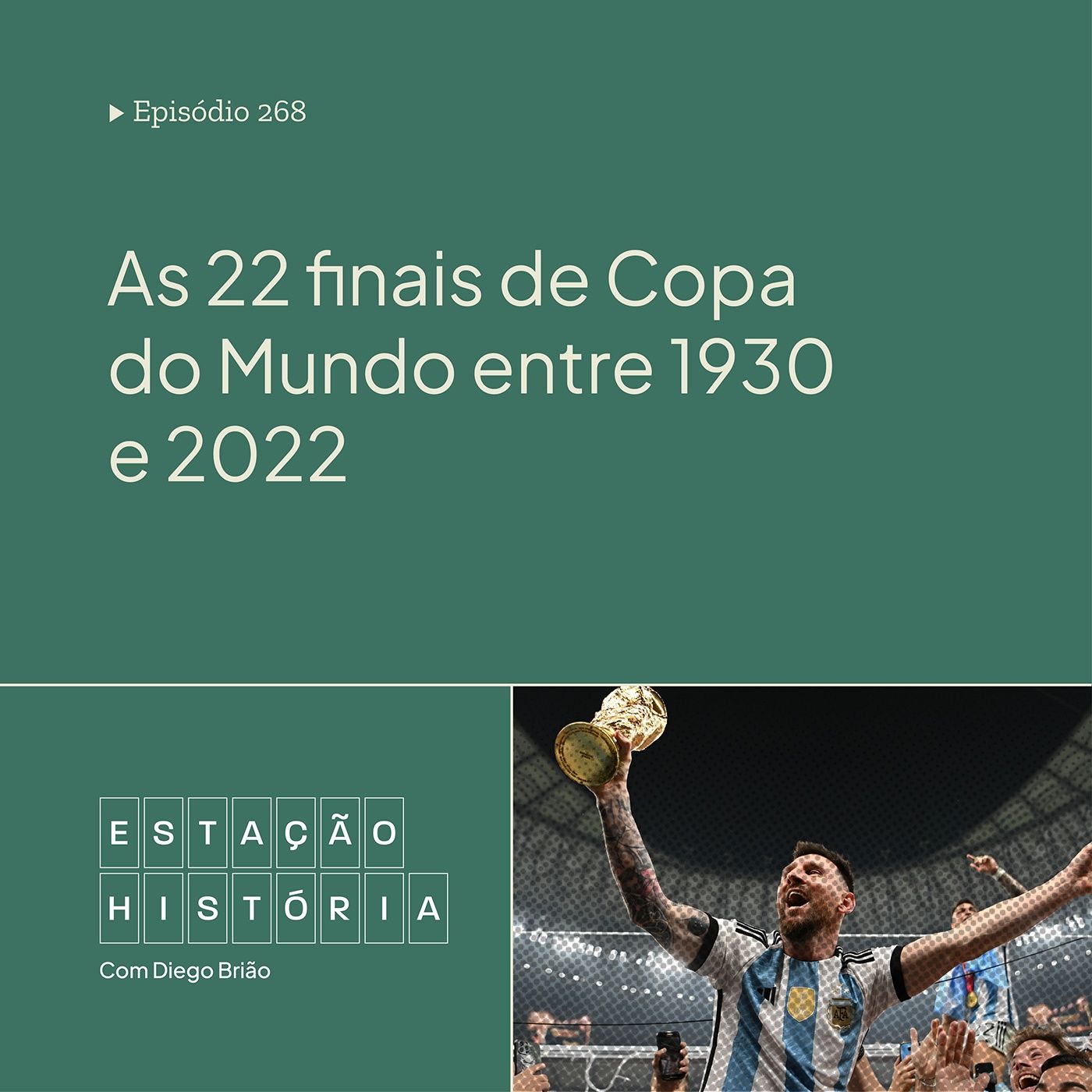 268 | As 22 finais de Copa do Mundo entre 1930 e 2022 cover art
