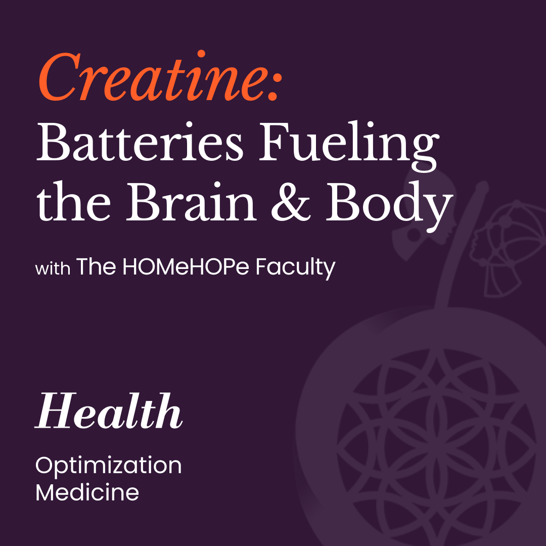 Creatine, Cellular Energy, and the Modern Stress Epidemic | HOMe Podcast #010 cover art