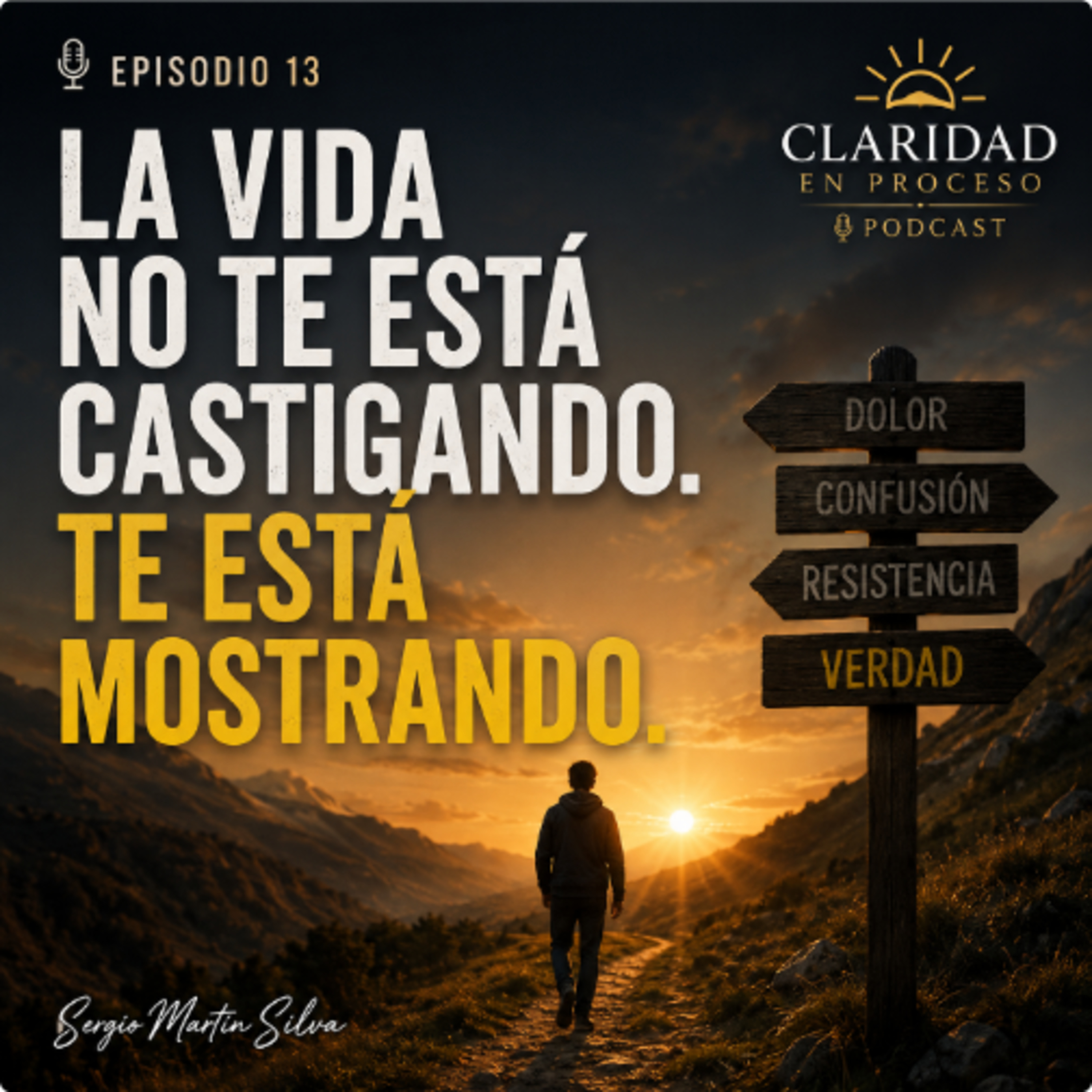 LA VIDA NO TE ESTÁ CASTIGANDO. TE ESTÁ MOSTRANDO. cover art