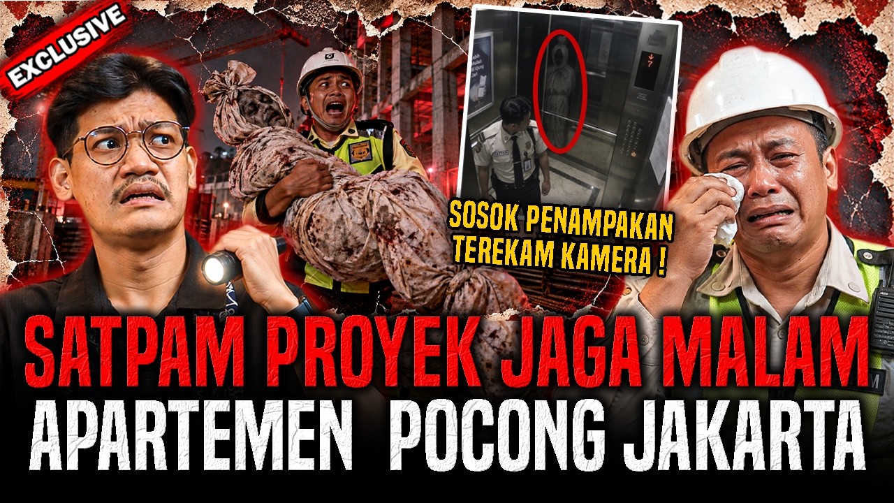 POCONGNYA TEREKAM KAMERA  ! SATPAM PROYEK JAGA MALAM SENDIRIAN ! ADA KULI JADI TUMBAL DISINI ! cover art