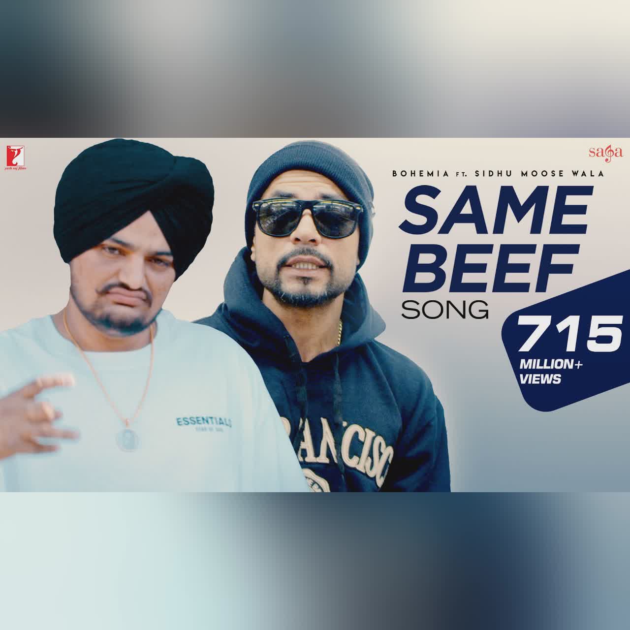 Same Beef Song | BOHEMIA | Ft. Sidhu Moose Wala | Byg Byrd | Punjabi Song | Rap Song | Music Video cover art
