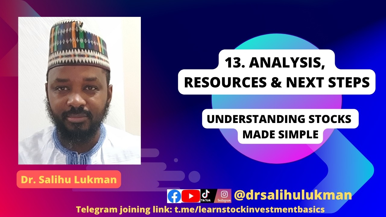 13. Analysis, resources, and next steps cover art