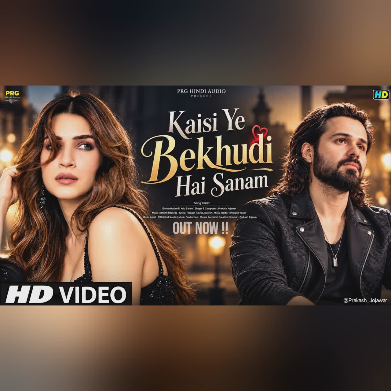 New Song 2026 | New Hindi Song | Kaisi Ye Bekhudi Hai Sanam | Emran Hashmi | Kriti Sanon| New Song cover art