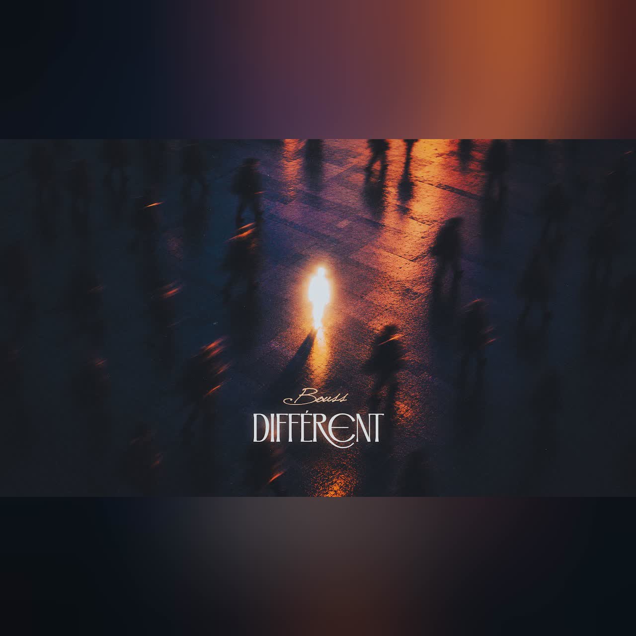Bouss - Différent (Lyrics video) cover art