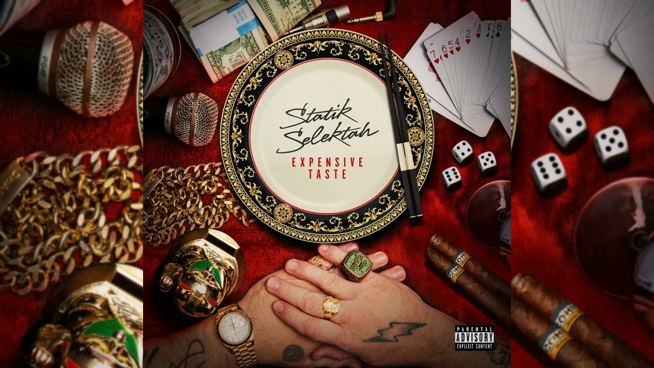 Statik Selektah, Ab-Soul, Raekwon & Freddie Gibbs - "Champagne Wishes" cover art