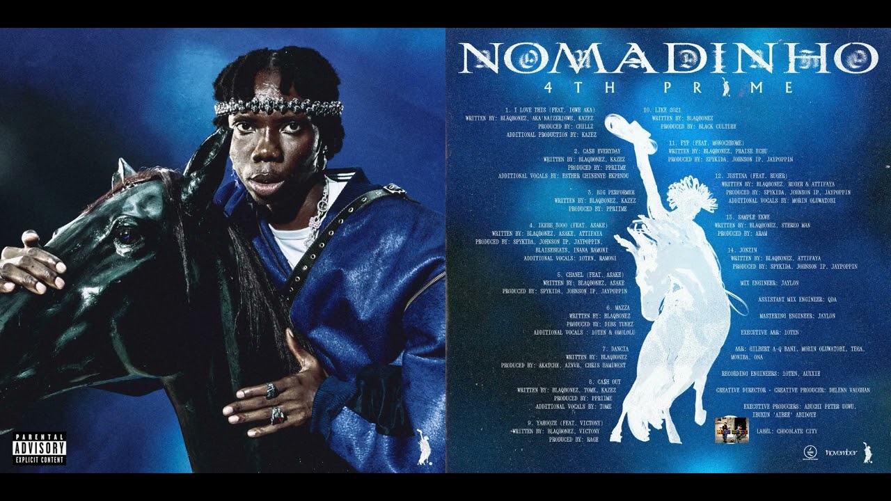 Blaqbonez - NOMADINHO: 4TH PRIME (Full Album) cover art
