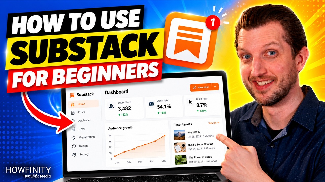 How to Use Substack for Beginners cover art