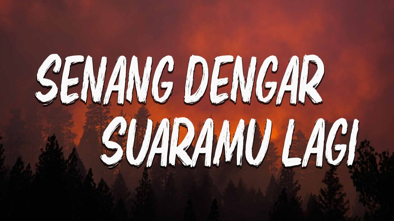 Ariel NOAH & Raisa - senang dengar suaramu lagi (OST. Dilan ITB 1997) Lyrics cover art