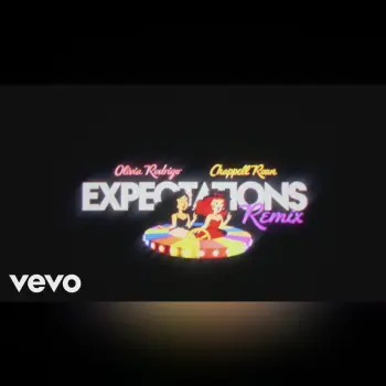 Olivia Rodrigo - expectations (feat. Chappell Roan) (Lyric Video) cover art