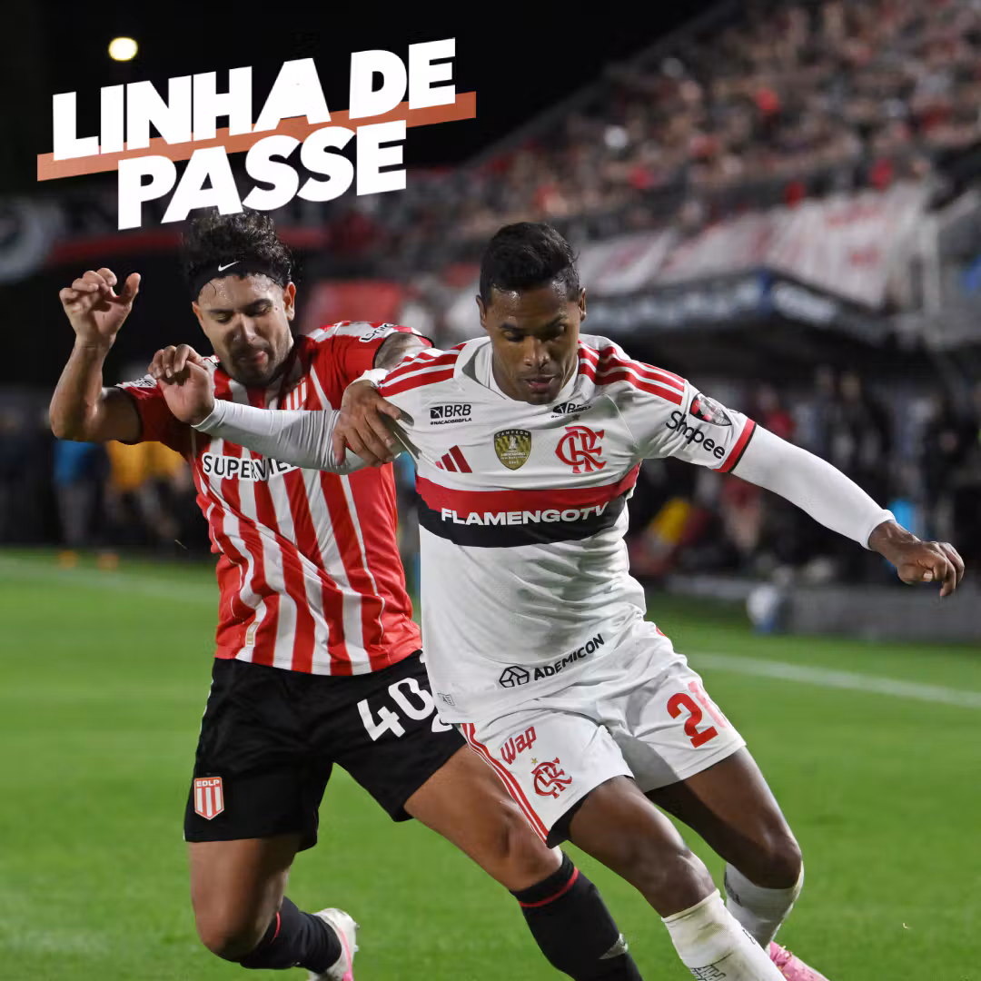 Flamengo segura pressão do Estudiantes e volta da Argentina com empate na ida da semi da Libertadores - Linha de Passe cover art