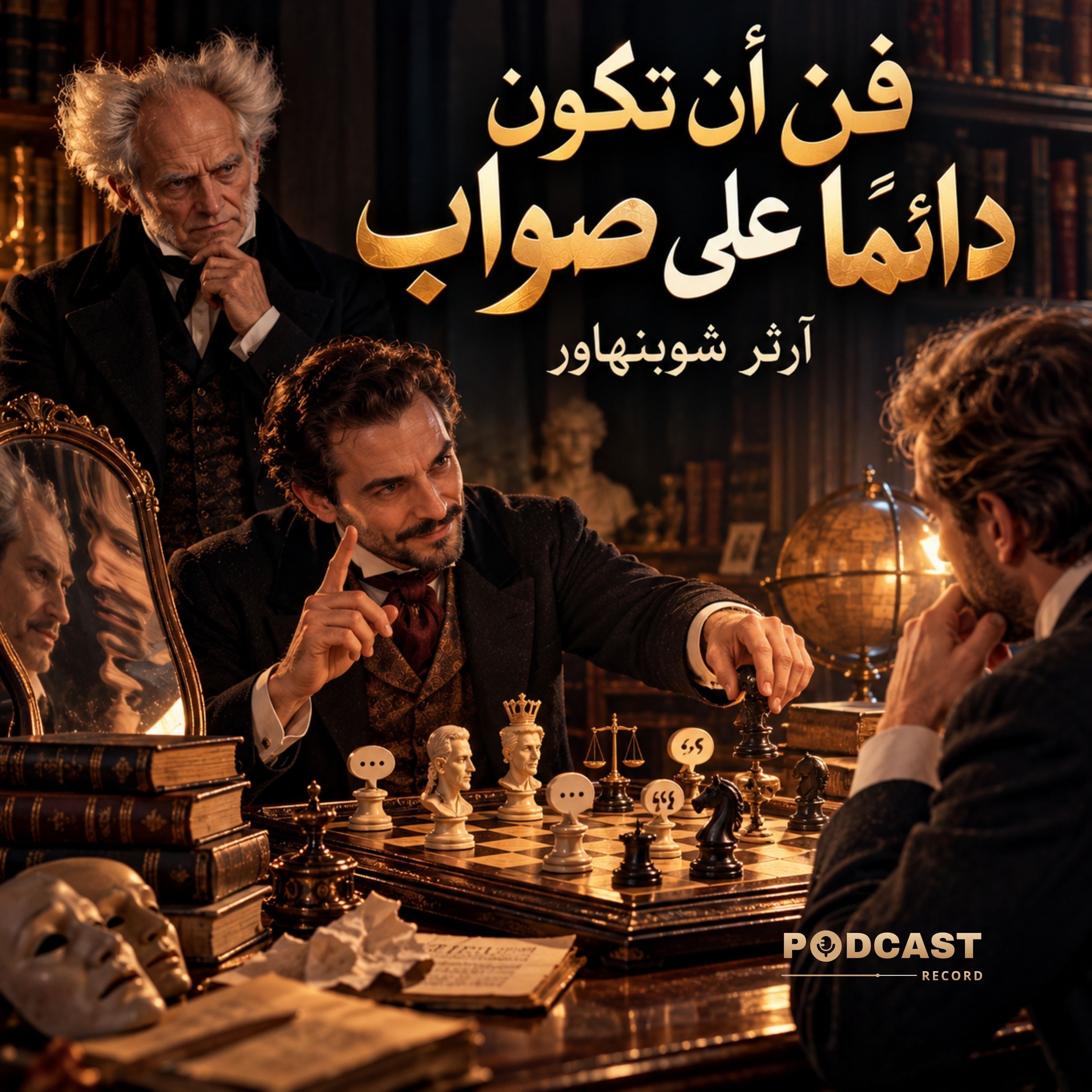 ملخص كتاب فن أن تكون دائمًا على صواب | آرثر شوبنهاور cover art