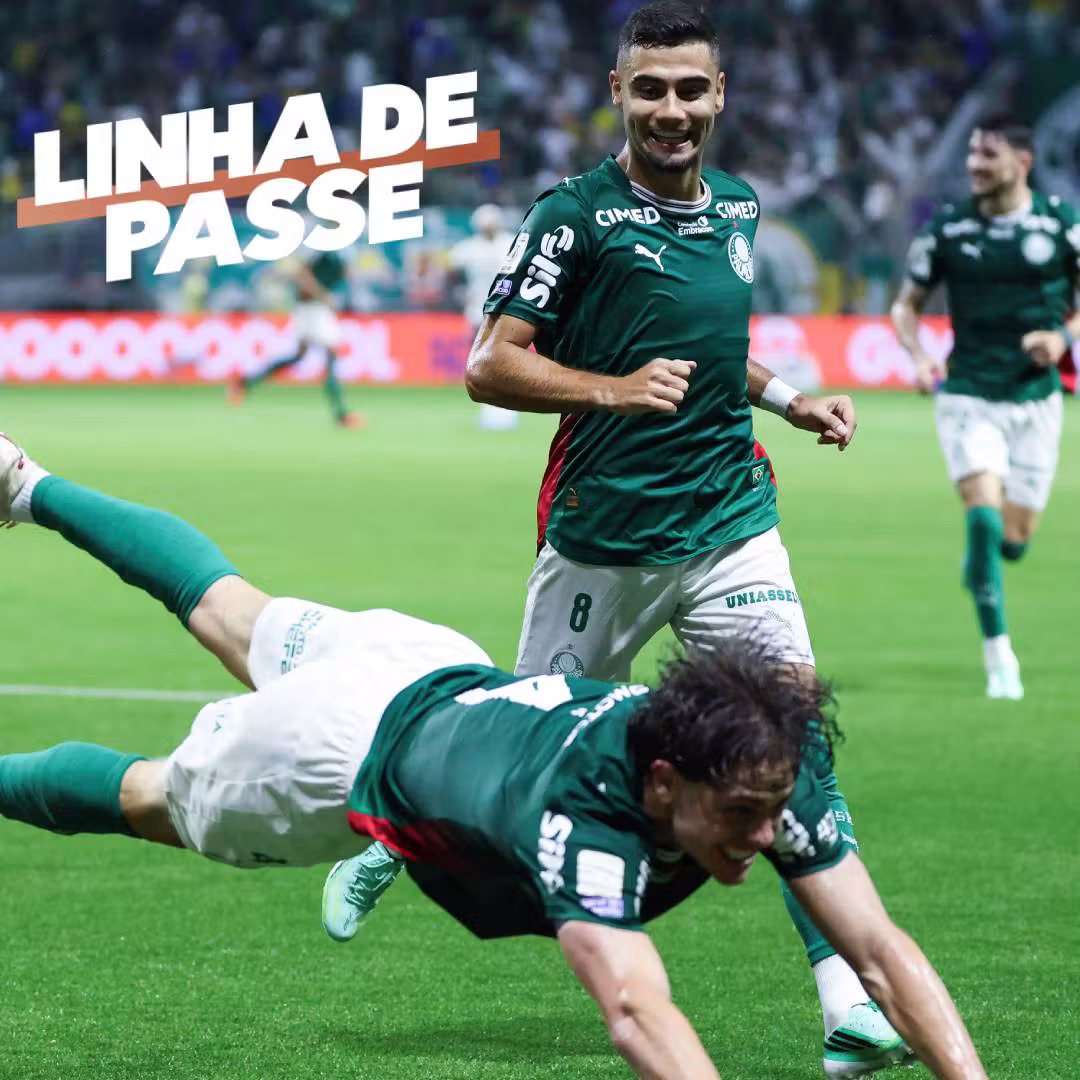 Palmeiras ATROPELA o Corinthians no Dérbi, afunda o rival e segue caça ao Flamengo, que vence Flu com muitas polêmicas - Linha de Passe cover art