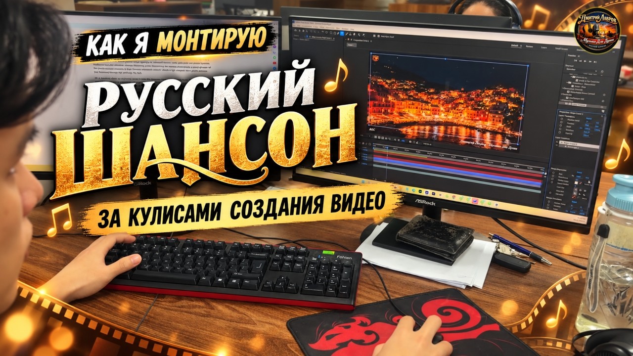 За кулисами Полный процесс монтажа видео для моего YouTube-канала cover art