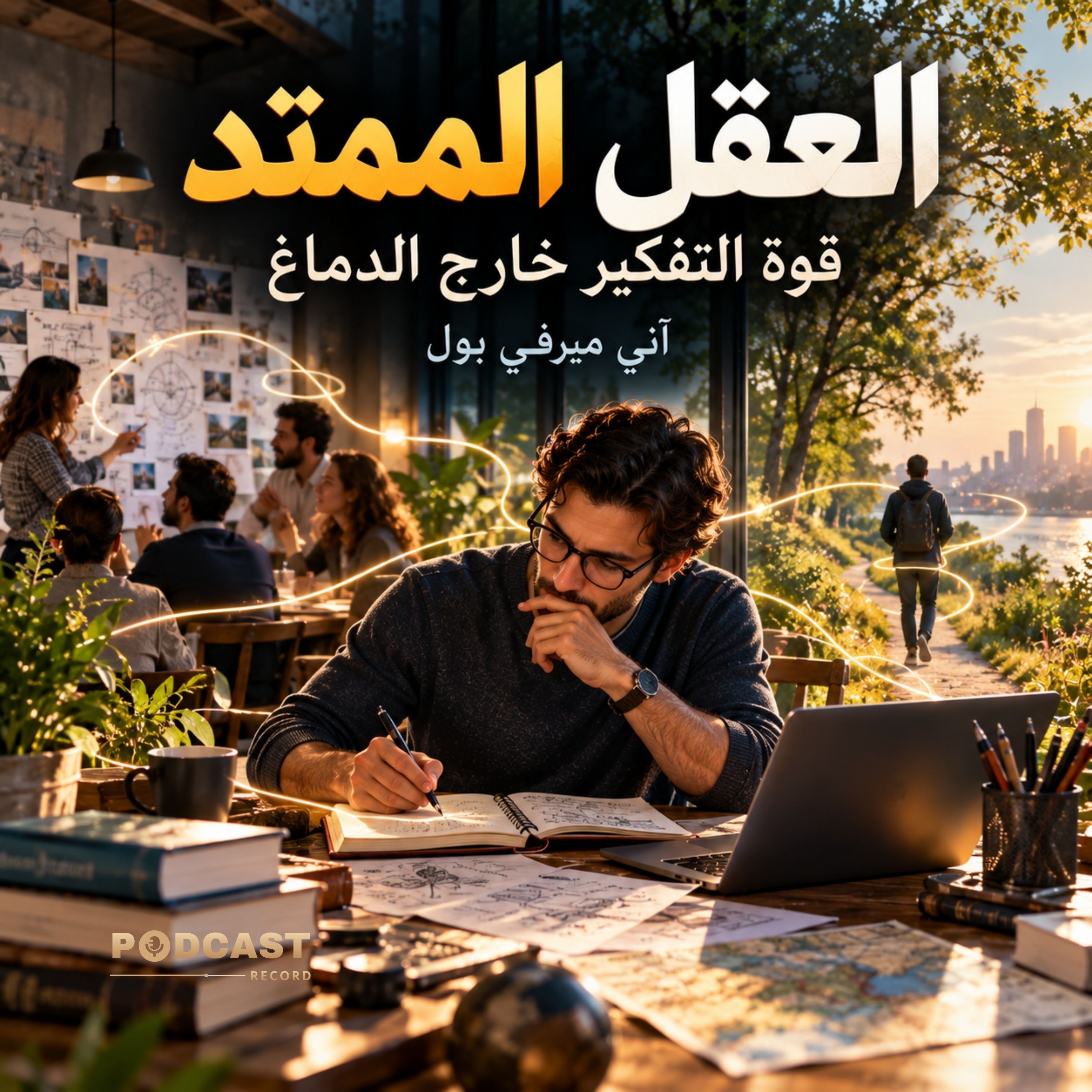 ملخص كتاب العقل الممتد: قوة التفكير خارج الدماغ | آني ميرفي بول cover art