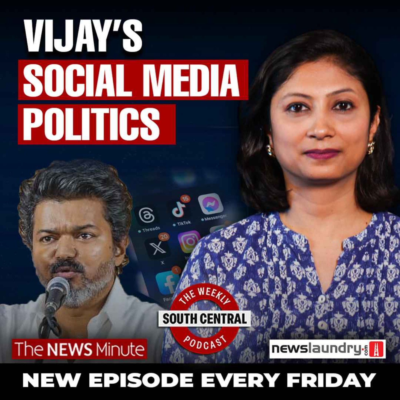 TVK’s social media game in Tamil Nadu and anti-SIR debate | South Central 76 cover art