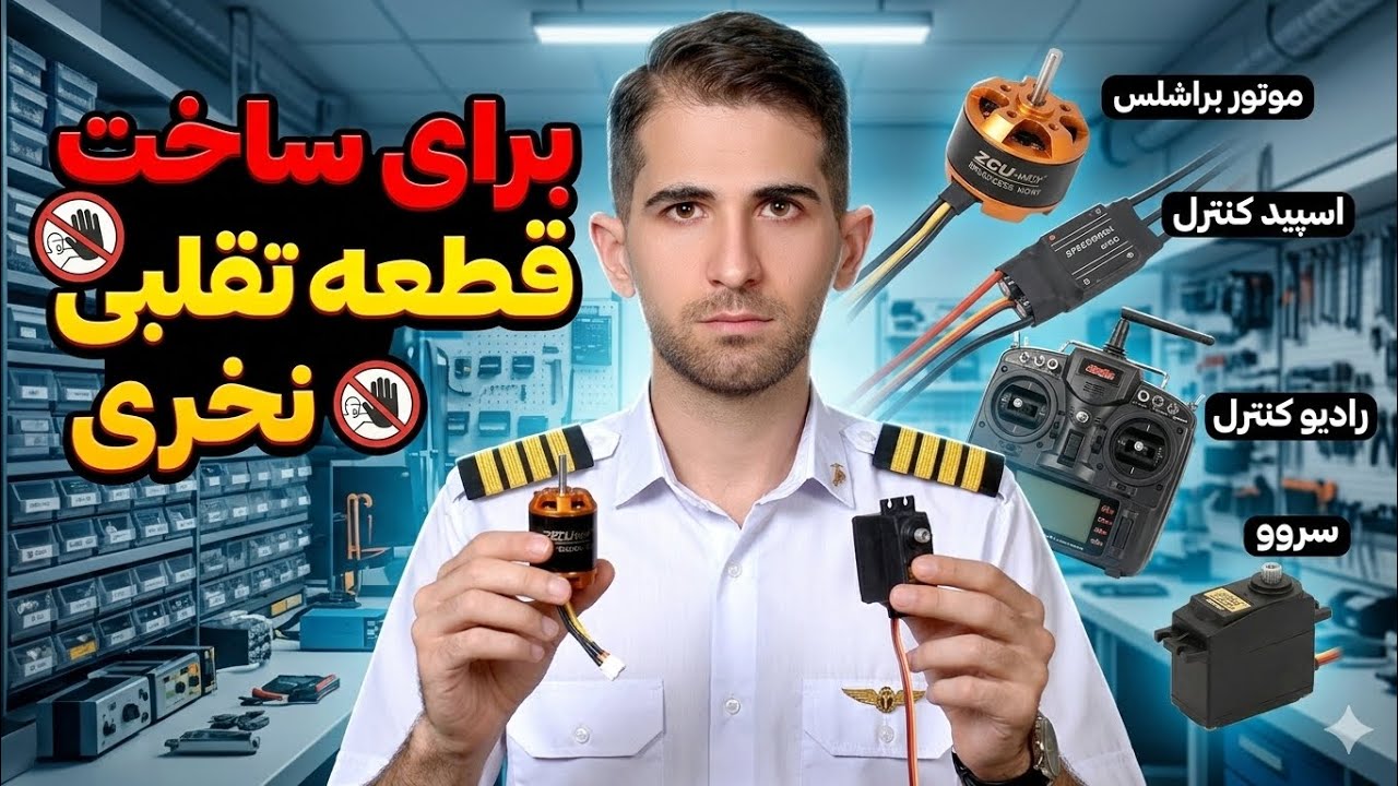 برای ساخت هواپیما 🛩️ قطعه تقلبی نخری ، جلسه دوم cover art