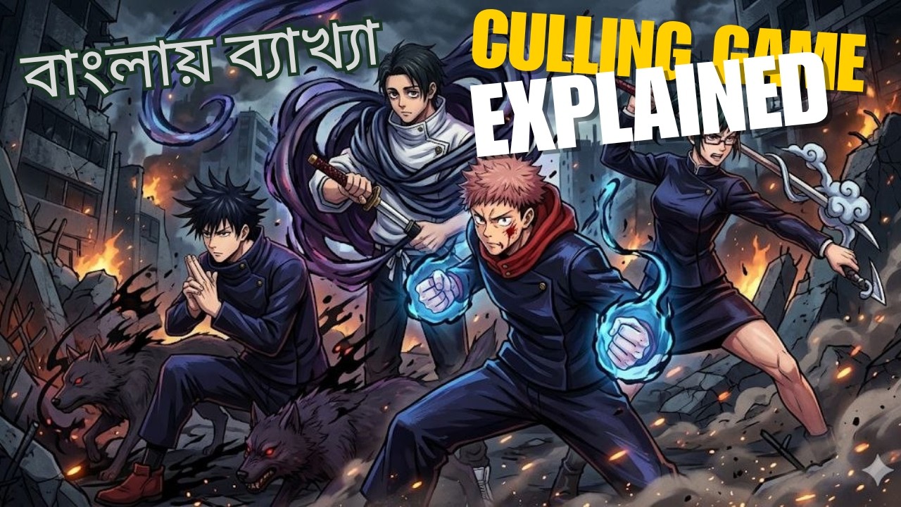 বাংলায় এনিমি এক্সপ্লেনেশন।  Culling Game Explained in Bangla | Rules, Colonies। cover art