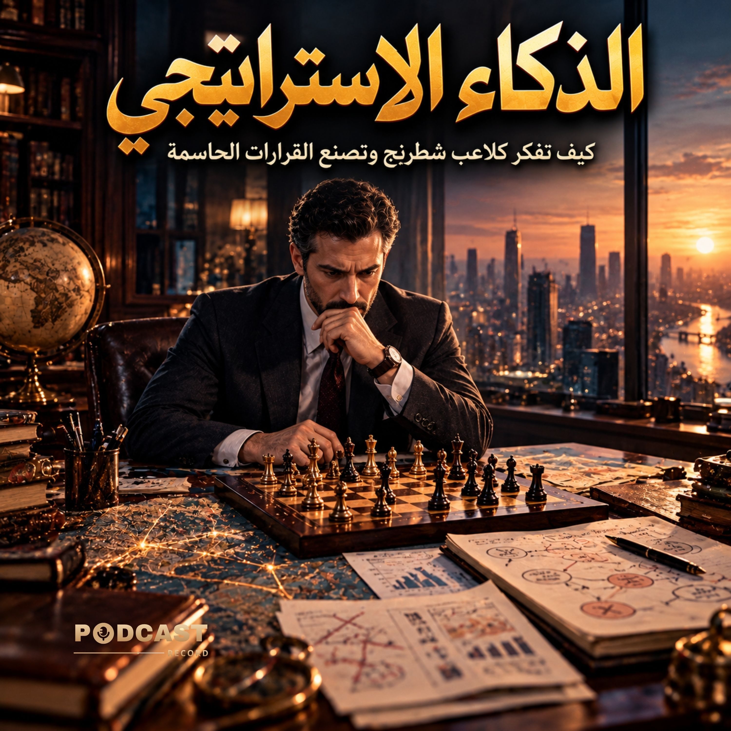 الذكاء الاستراتيجي: كيف تفكر كلاعب شطرنج وتصنع القرارات الحاسمة cover art