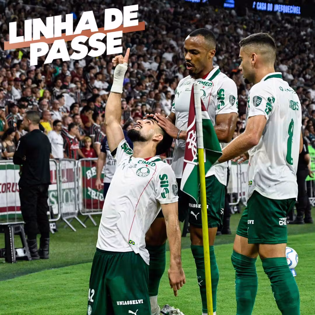 Palmeiras vence com 'casca' de Abel, mas Fluminense marca no fim e mantém esperança na Libertadores - Linha de Passe cover art