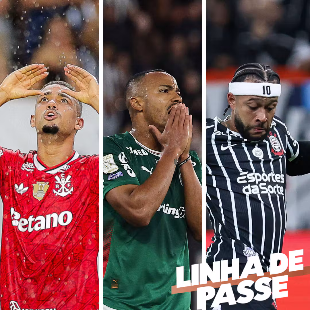 Palmeiras tropeça e vê Flamengo assumir a liderança do Brasileirão; Corinthians perde e é vaiado - Linha de Passe cover art