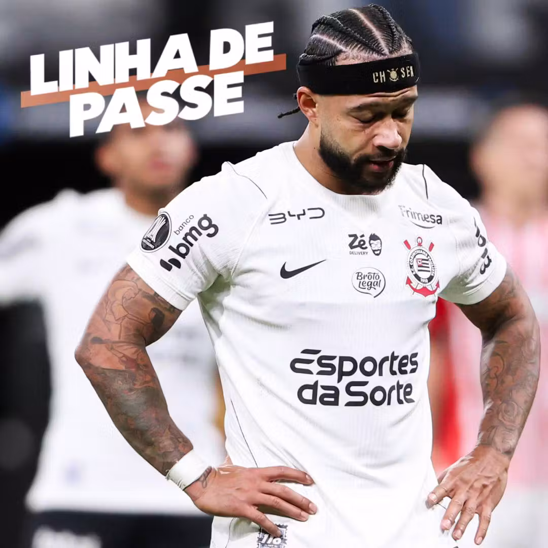 Corinthians tem Memphis vilão e dá adeus à Libertadores; Palmeiras sofre, mas encara Fluminense na semi - Linha de Passe cover art
