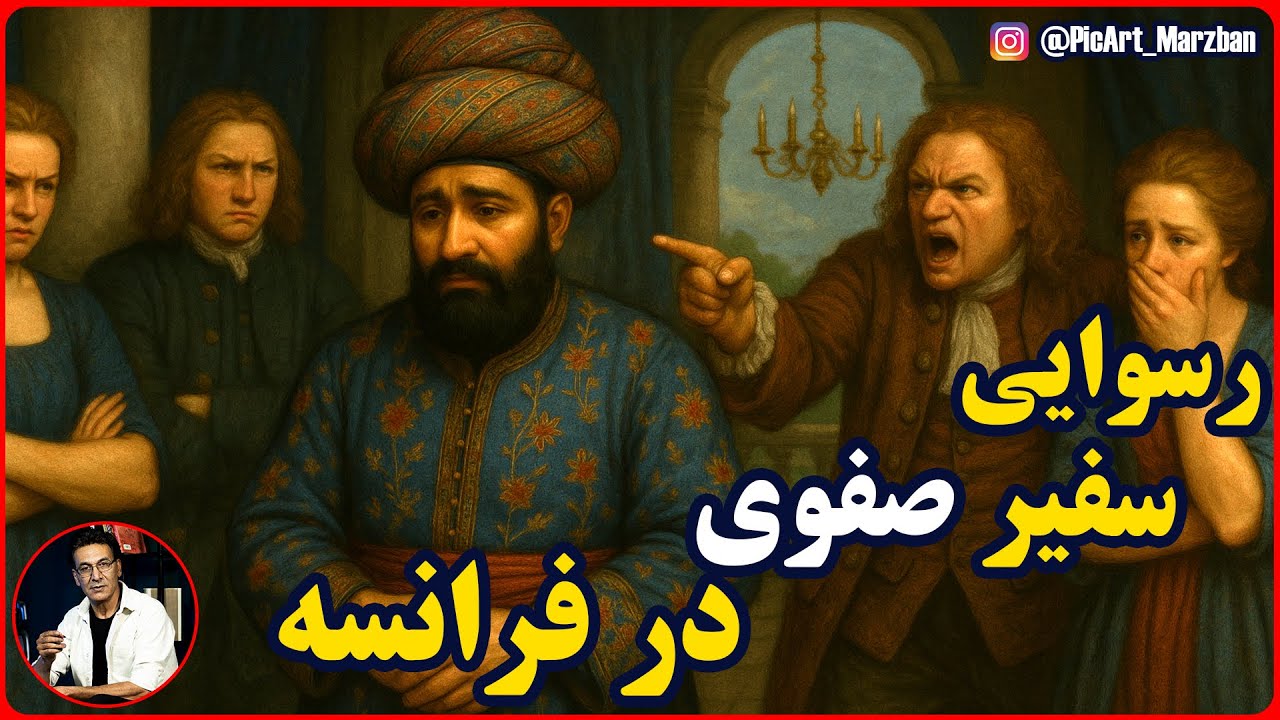 ماجرا های عجیب اولین سفیر ایران در فرانسه در عصر صفوی و دردسر هایی که ایجاد کرد. cover art