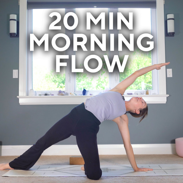 20 min Full Body Morning Yoga - Stretch & Energize cover art