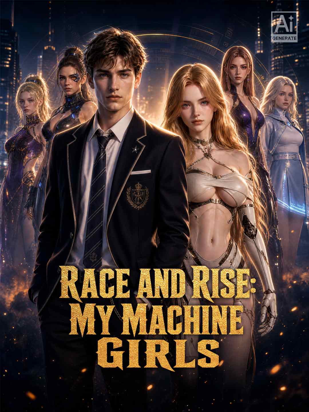 Poster Race and Rise: My Machine Girls