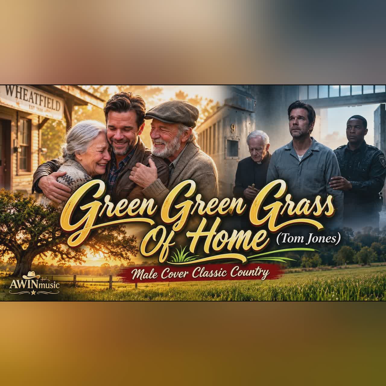 GREEN GREEN GRASS OF HOME (Tom Jones) Male Cover Classic Country | AWINmusic cover art