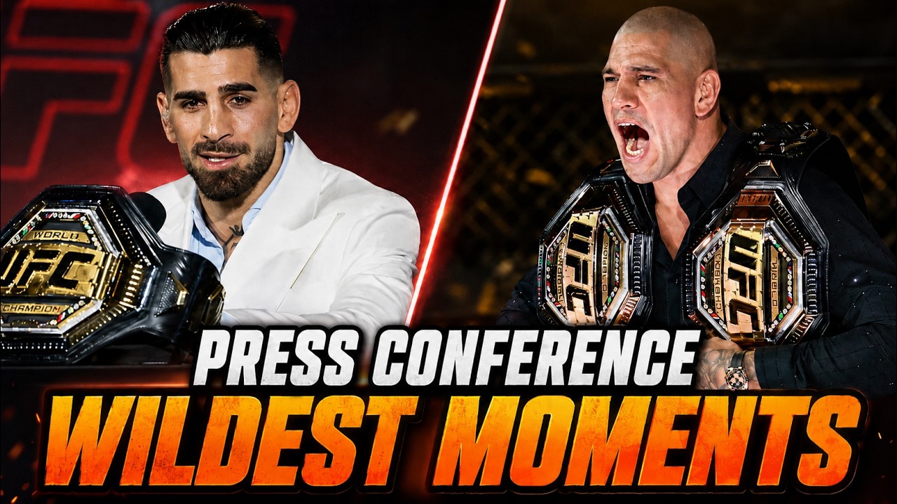 UFC WHITE HOUSE PRESS CONFERENCE WILDEST MOMENTS cover art