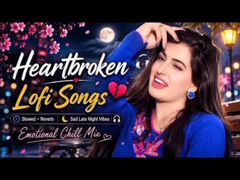 Heartbroken Lofi Songs 💔 | Slowed + Reverb | Study / Focus / Night Mood 🎧 cover art