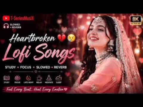 Heartbroken Lofi Songs 💔 | Slowed + Reverb | Study / Focus / Night Mood 🎧 cover art