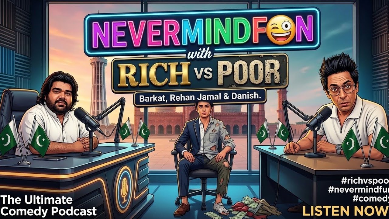 Gareeb Ka Dimag Vs Ameer Ka Paisa!π₯ Ultimate Comedy Podcast Barkat, Rehan Jamal &Danish Nevermindfun cover art