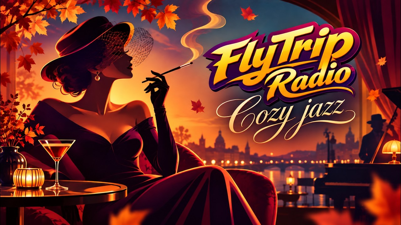 FlyTrip Radio - Cozy Jazz (Vol.01) RELAXING JAZZ MIX • COZY & POSITIVE VIBES cover art