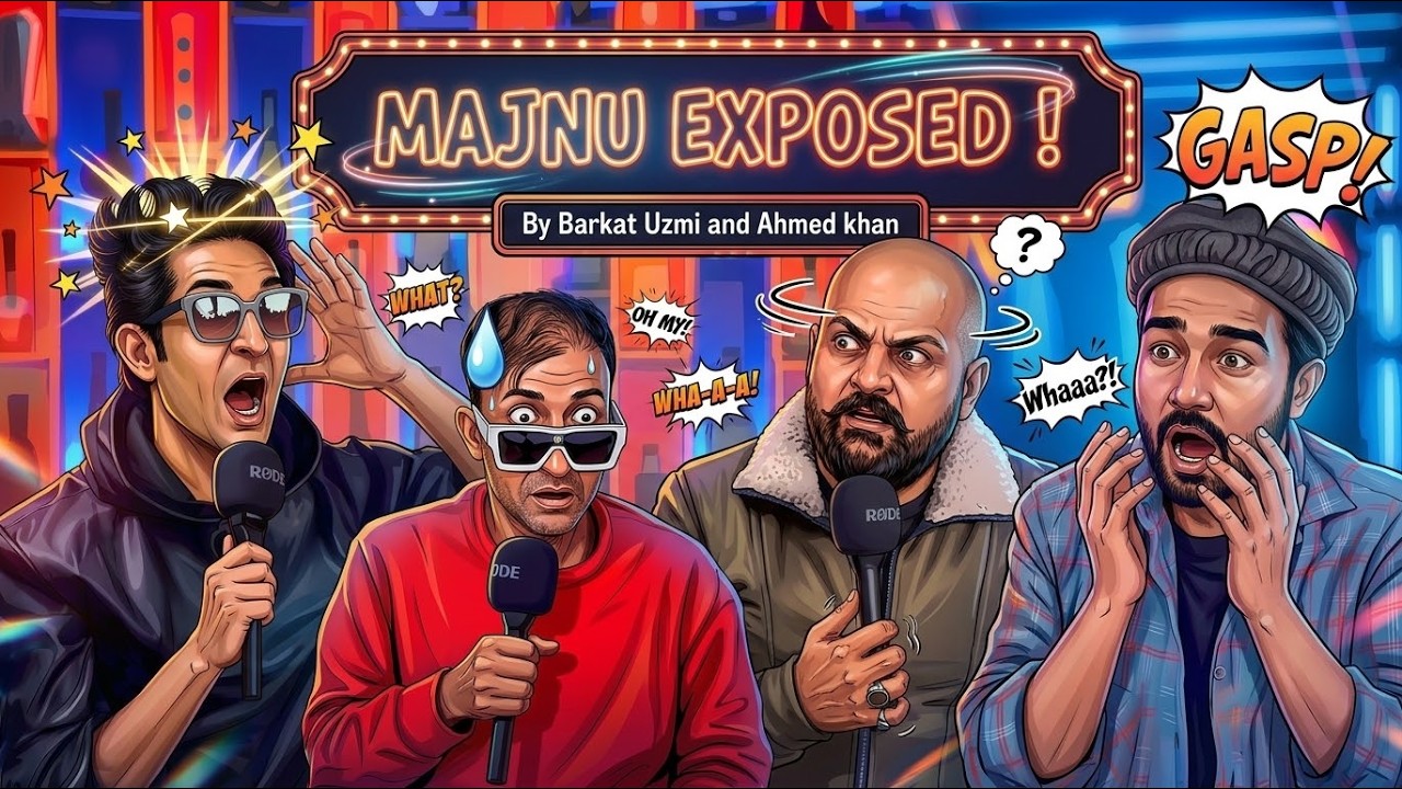 Majnu Exposed! π± | Barkat Uzmi &Ahmed Khan Funny Podcast |Nevermind Fun |Editor Muzamil Fayaz Waseer cover art
